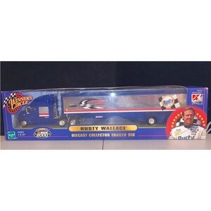 HASBRO Winners Circle NASCAR 2000 #2 Rusty Wallace Trailer Rig Vintage RARE HTF